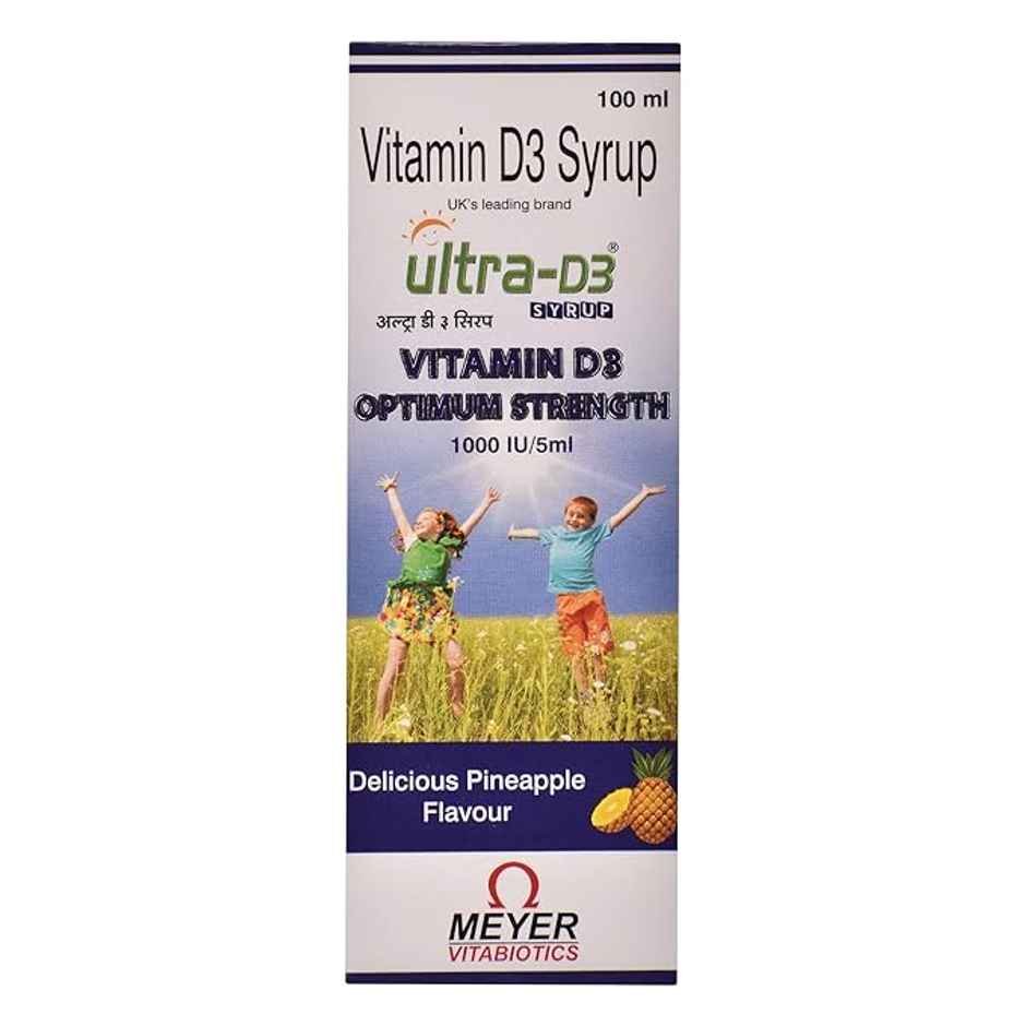 Ultra-D3 Vitamin D3 Delicious Pineapple Flavour Syrup