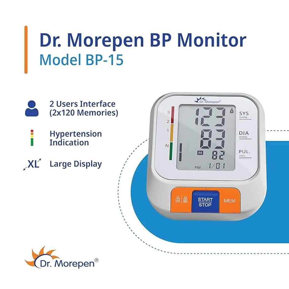 Dr Morepen Blood Pressure Monitor BP-15 Device