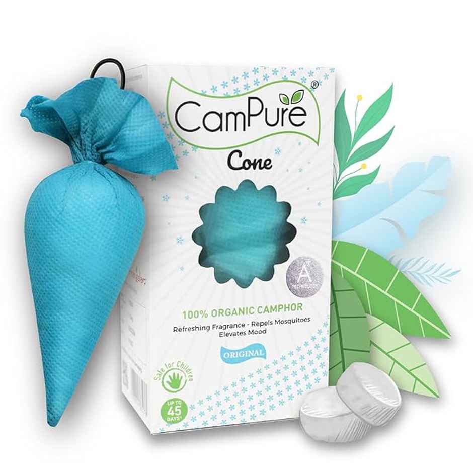 Campure Original Giant Camphor Cone Air, Car, Room Freshener