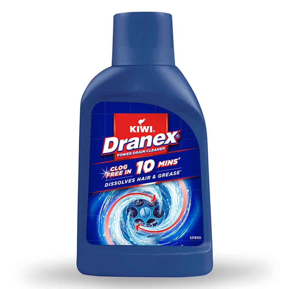 Kiwi Dranex Drain Cleaner Powder  | Removes Clogs, Blockages In Just 10 Minutes