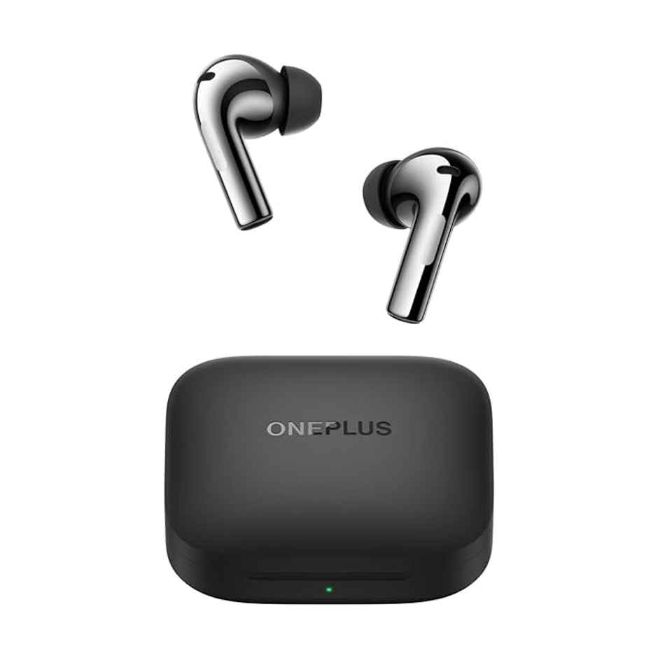 Oneplus Buds 3 in Ear TWS Earbuds with Upto 49dB Smart Adaptive Noise Cancellation,Hi-Res Sound Quality,Sliding Volume Control,10mins for Fast Charging with Upto 44Hrs Playback - Gray
