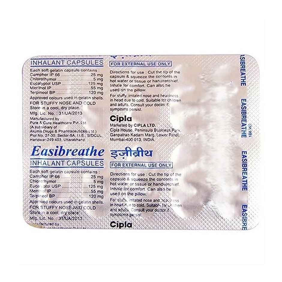Easibreathe Inhalant Capsule