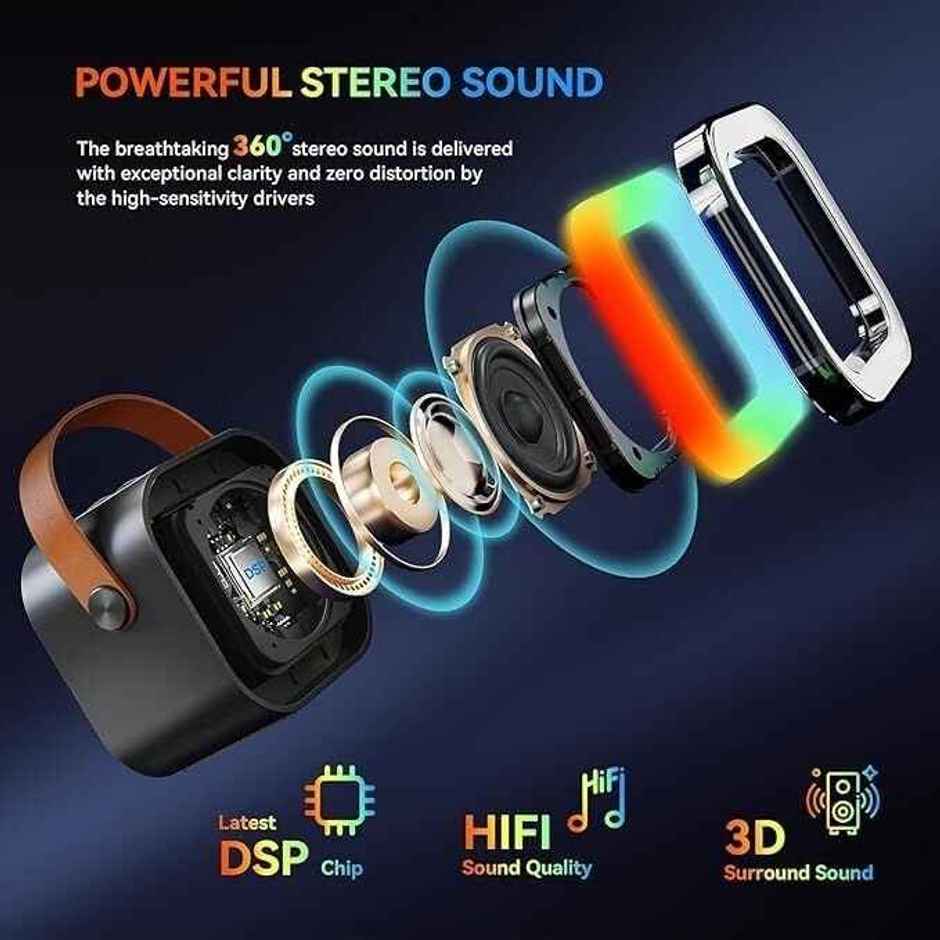 Fablue Kids Wireless Karaoke Microphone Portable Bluetooth Speaker Toy For Toddlers - Assorted