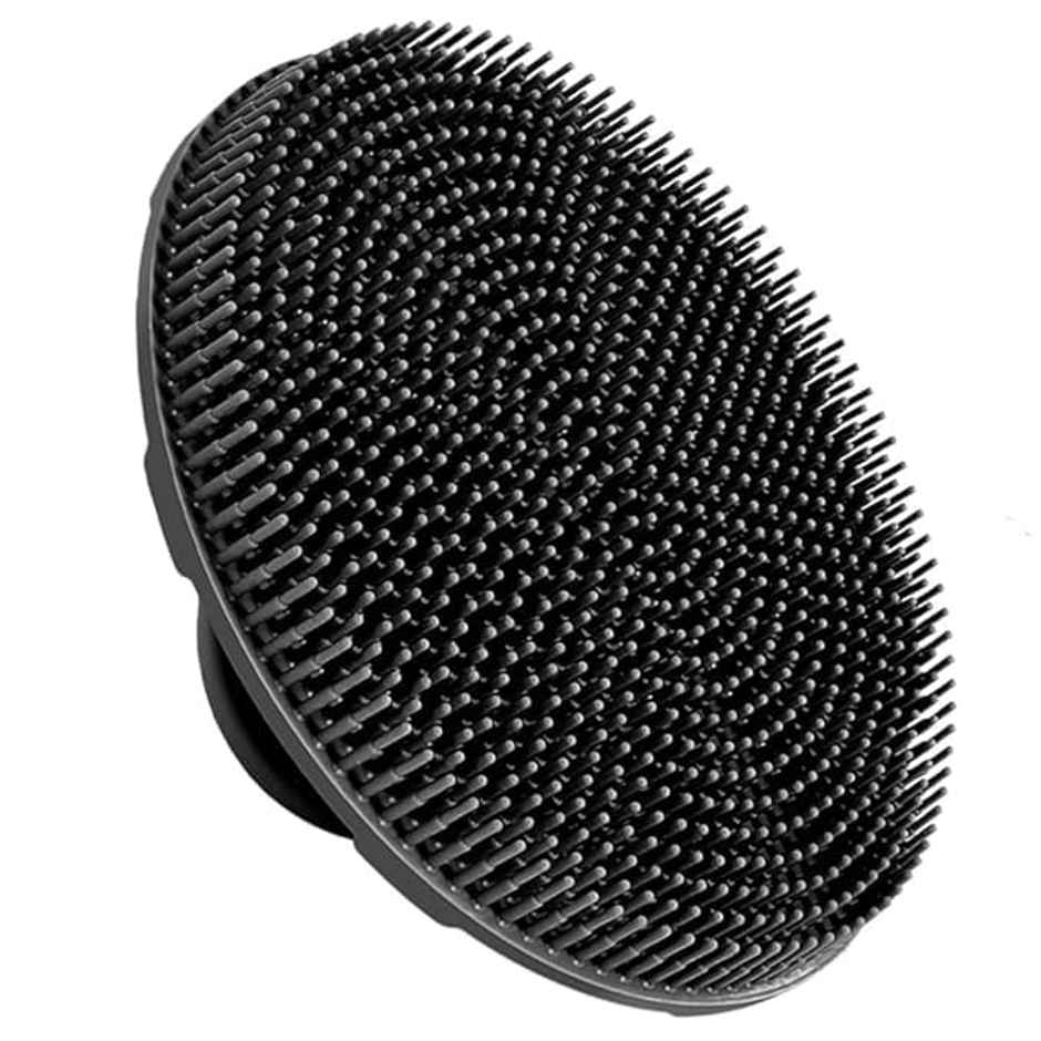 Bronson Professional Silicone Body Buffer Bath Scrubber With No Slip Handle-Pink