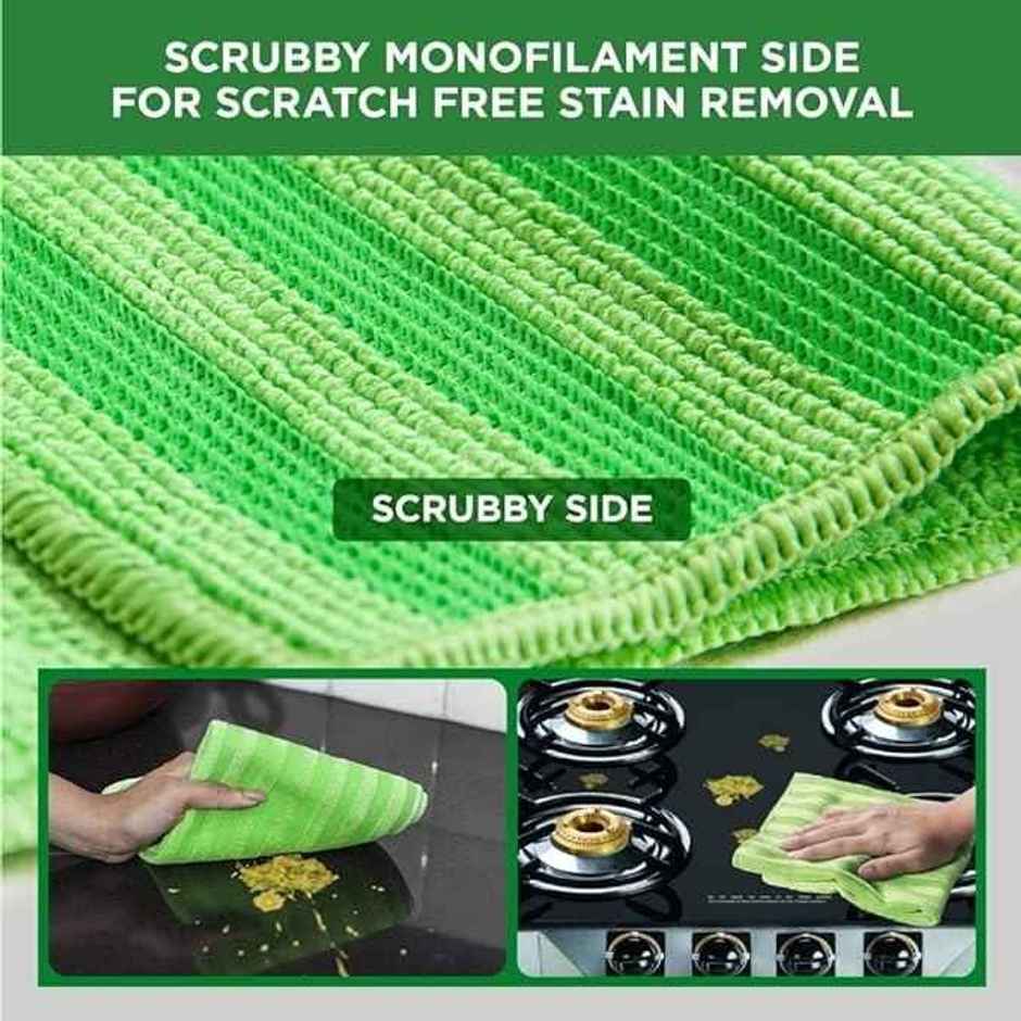 Scotch-Brite Microfiber Scrubby Kitchen Wipe Combo