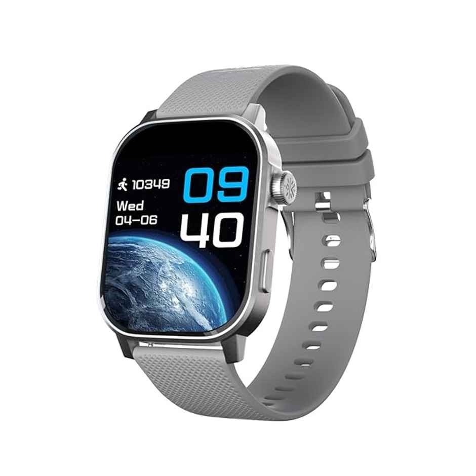 Cultsport Ace X 1.96" AMOLED Display, Live Cricket Score, BT Calling Smartwatch (Grey)
