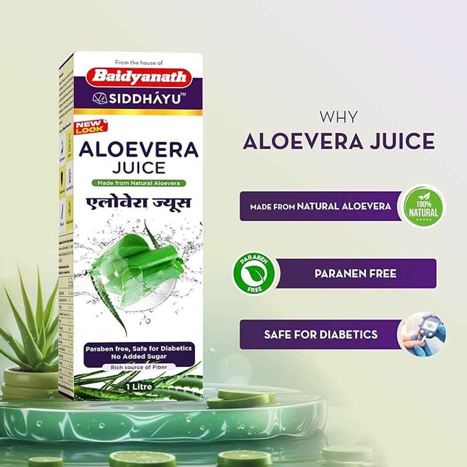 Baidyanath Aloevera Juice No Added Sugar