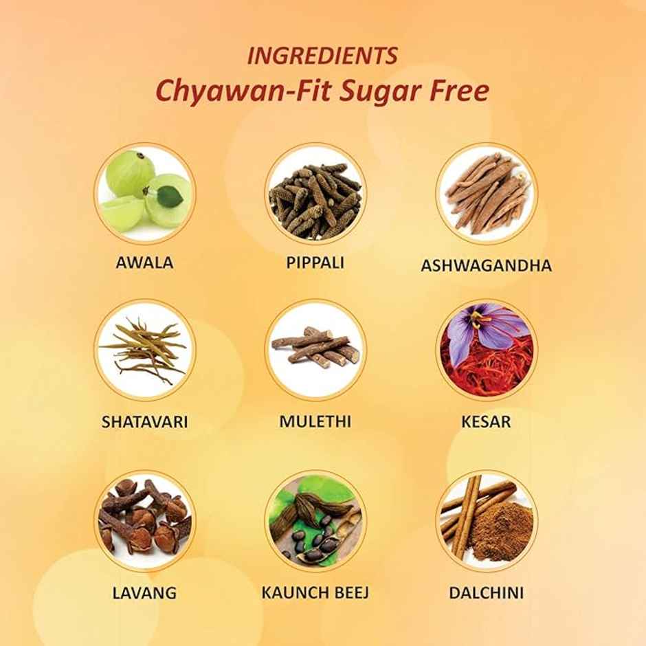 Baidyanath Asli Ayurved Chawan Fit Sugar Free Chywanaprash