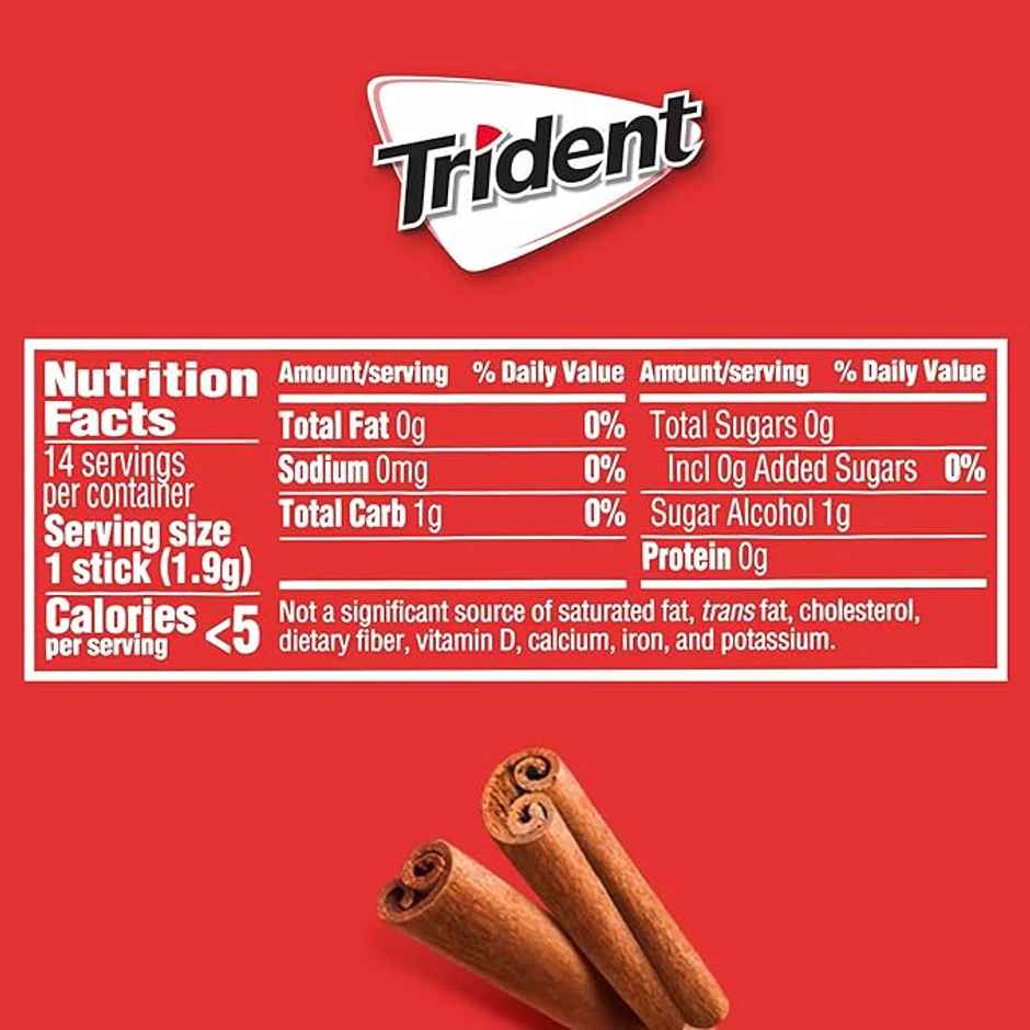 Trident Cinnamon Sugar Free Gum