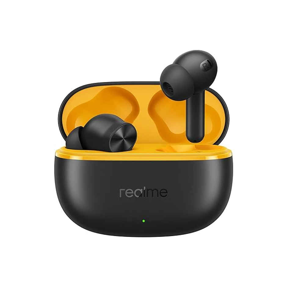 realme Buds T200 Lite Bluetooth in Ear Earbuds | 4 Mic | AI ENC for Calls | Volt Black
