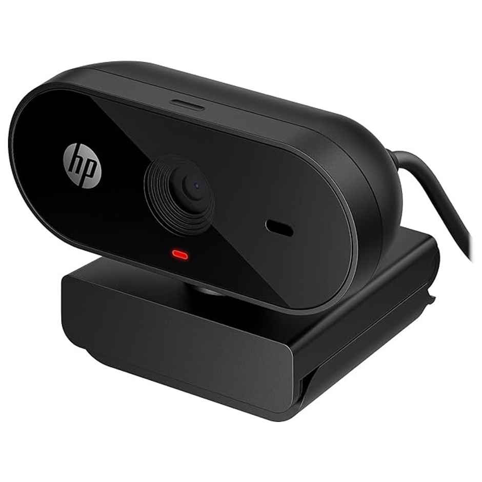 HP 320 FHD Webcam 1080 Full HD 30 fps - Plug and Play Setup| 53X26 AA - Black