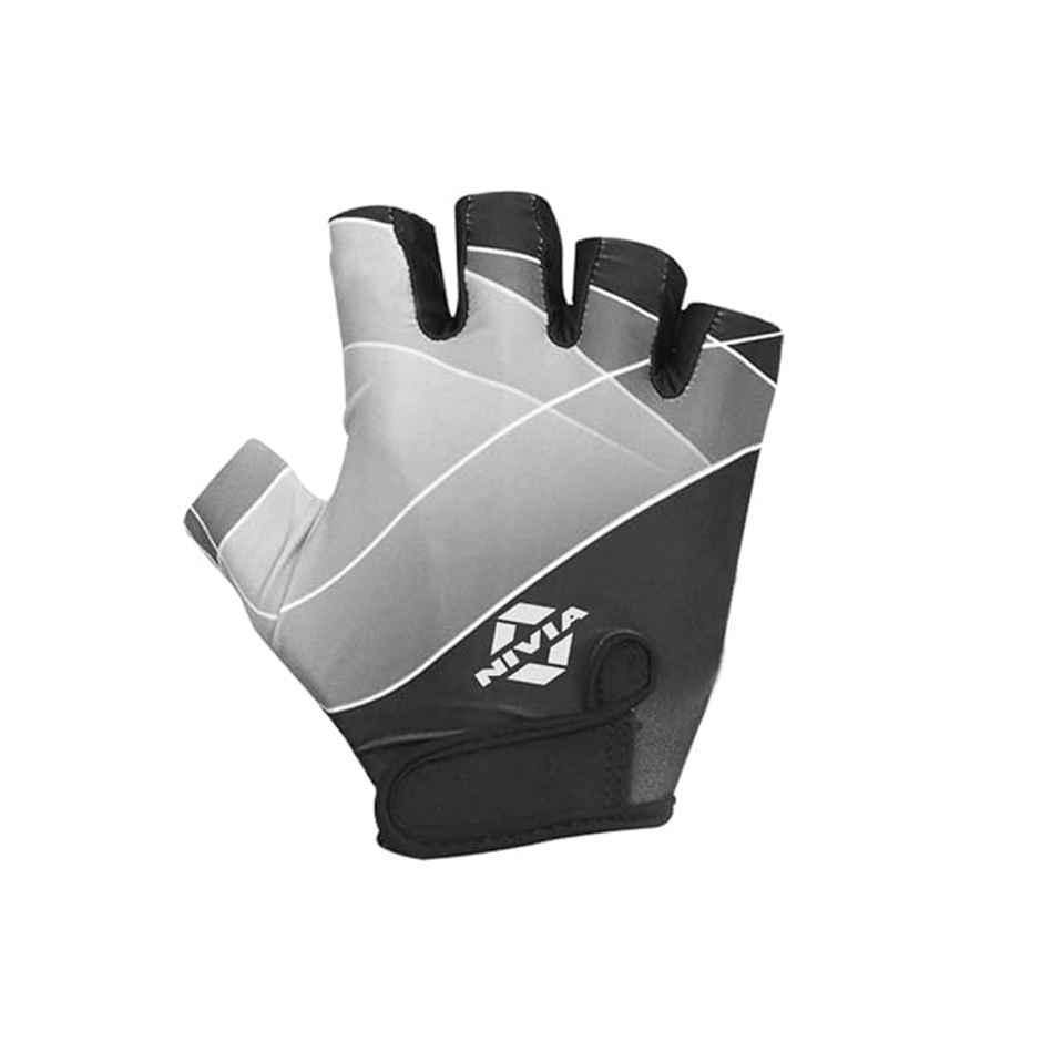 Nivia Crystal Sports Gloves L - Black