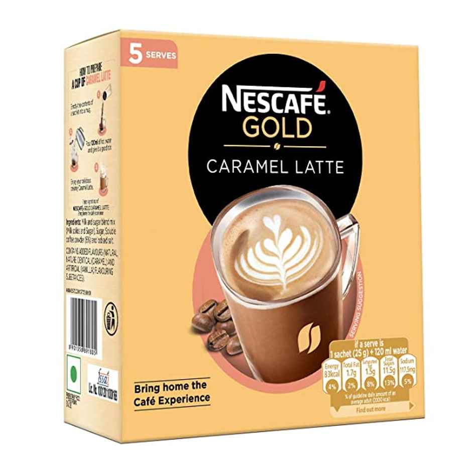 Nescafe Gold Instant Coffee Premix g Caramel Latte