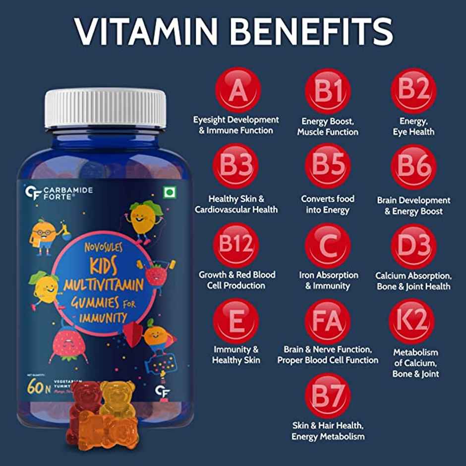 Carbamide Forte Kids Multivitamin Gummies For Immunity
