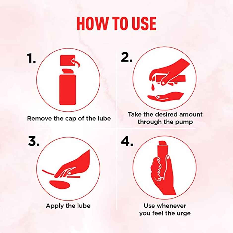 Manforce Lube (Lubrication Gel for Men & Women) Water-Based Gel, Skin-Friendly, Safe to Use with Condoms, Strawberry Flavoured