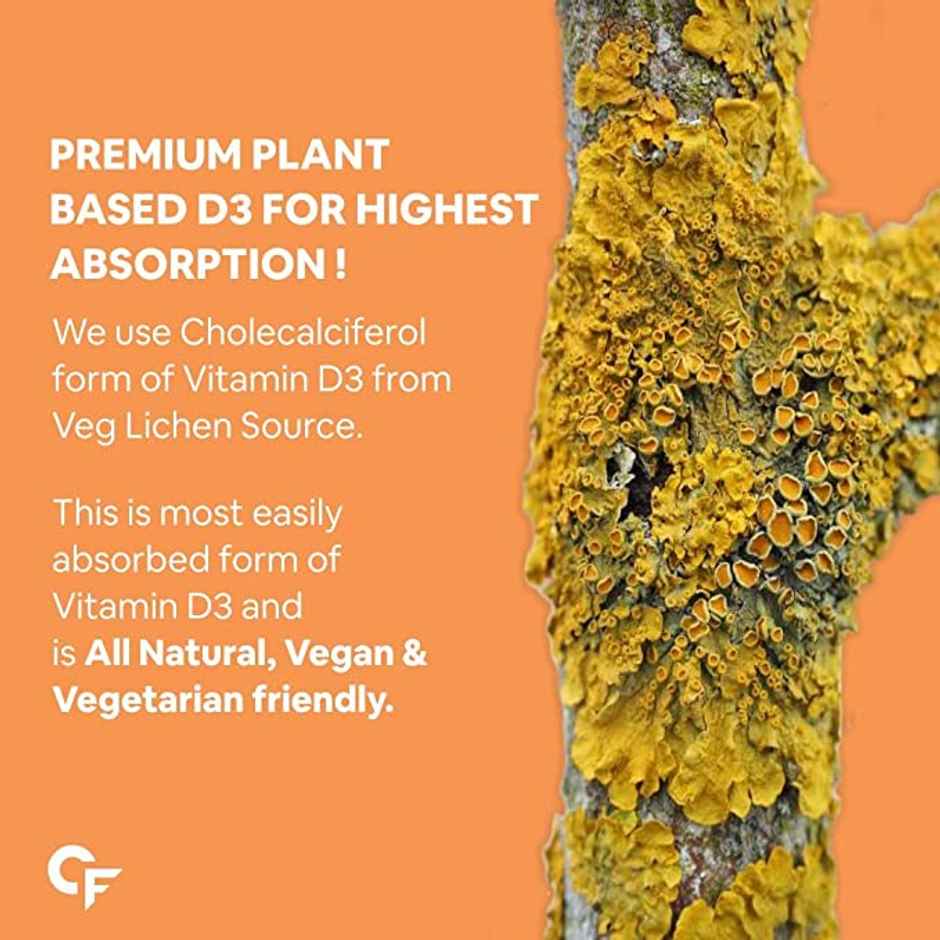 Carbamide Forte Vitamin D3 K2 MK7 120 Veg Tablets