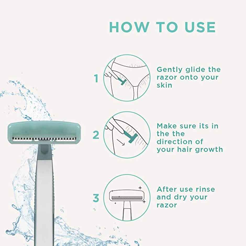 FURR By Pee Safe Bikini Line Trimming Razor | Safe & Precise Shaving for Sensitive Skin Combo