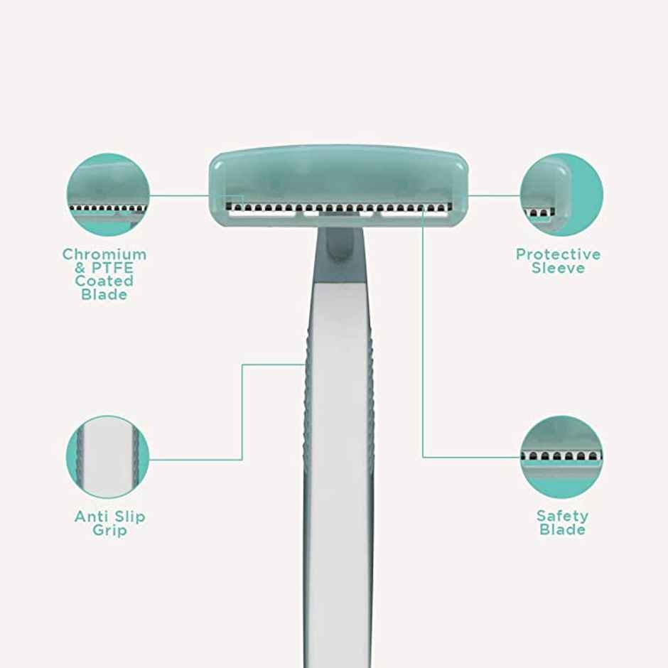 FURR By Pee Safe Bikini Line Trimming Razor | Safe & Precise Shaving for Sensitive Skin Combo