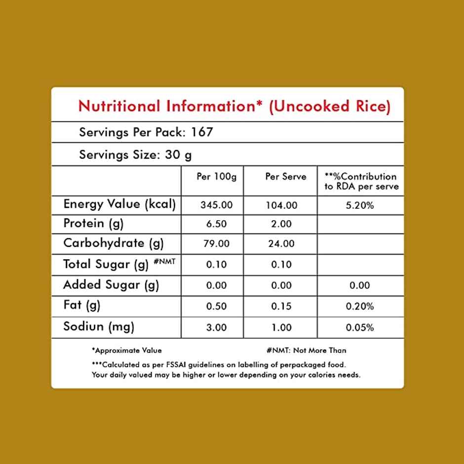 Kohinoor Gold India's Finest Extra Long Authentic Basmati Rice