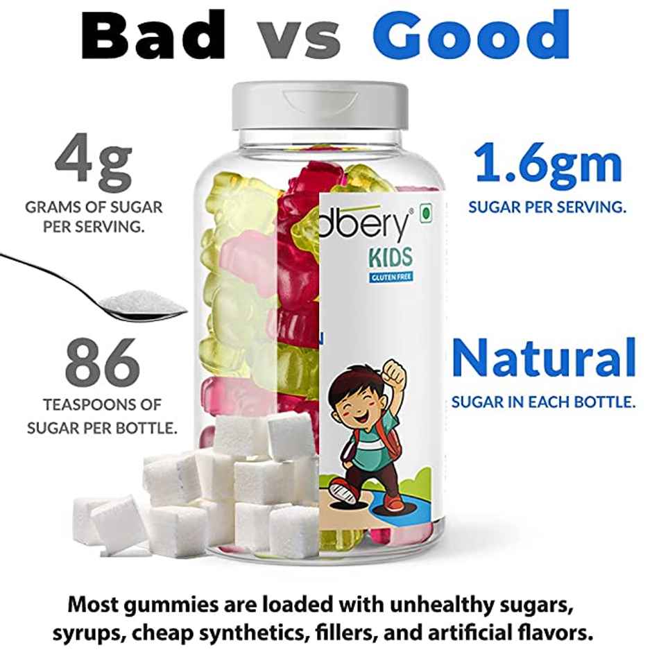 Meadbery Multivitamin And Mineral Gummy For Kids Immunity