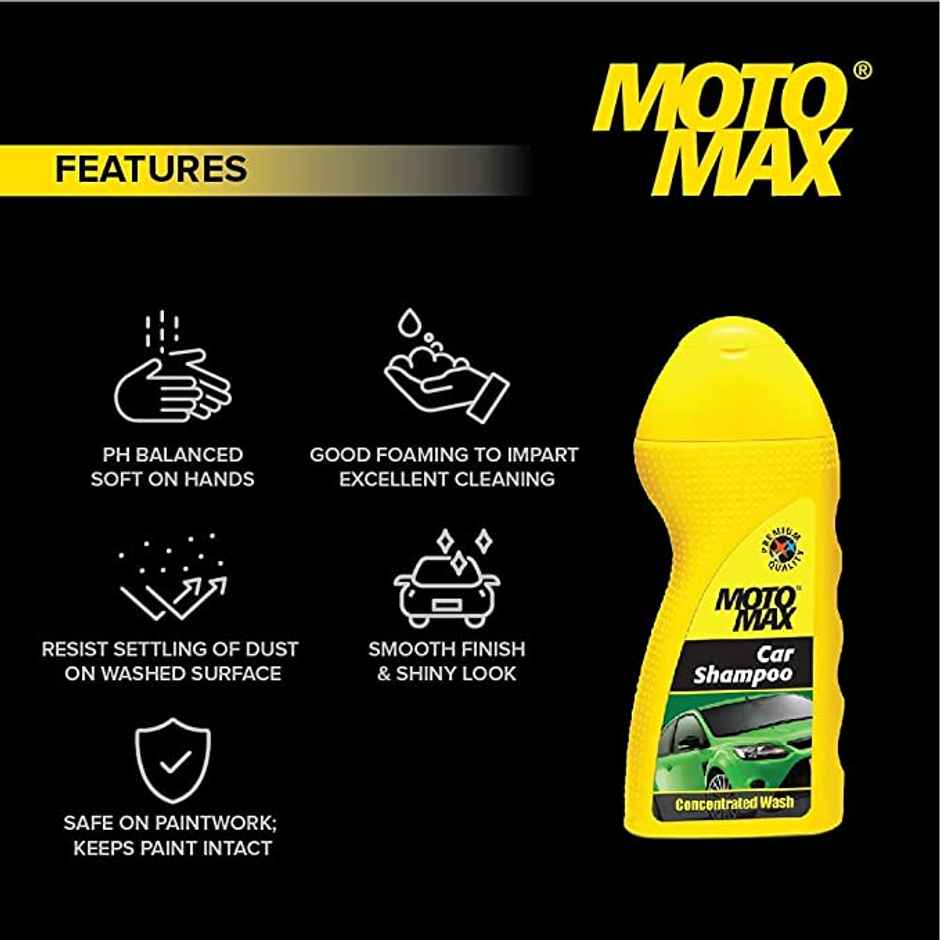 Motomax Bike & Car Shampoo, Washing Liquid - 100 ml