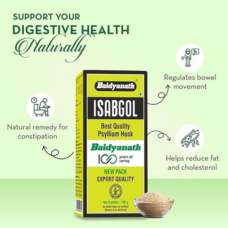 Baidyanath Isabgol - Psyllium Husk Powder
