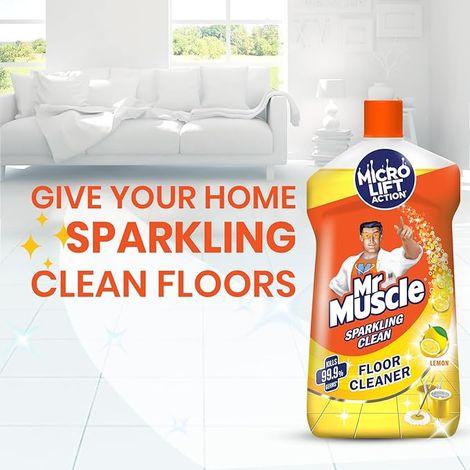 Mr. Muscle Lemon Citrus Sparkling Floor Cleaner Liquid