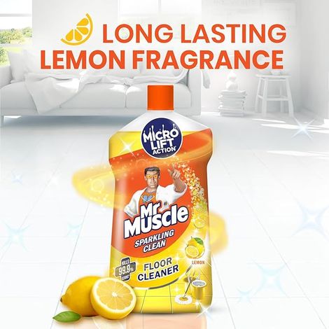 Mr. Muscle Lemon Citrus Sparkling Floor Cleaner Liquid