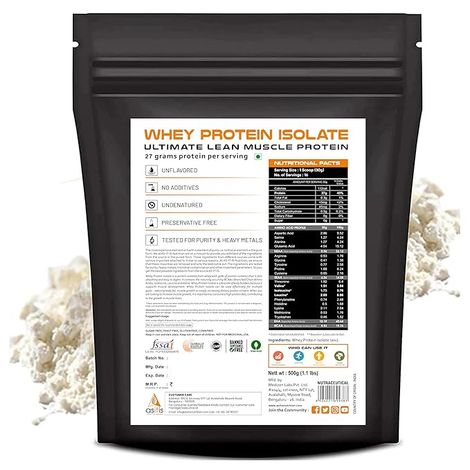 AS-IT-IS Nutrition Whey Protein Isolate 90% | Protein 27g Unflavored