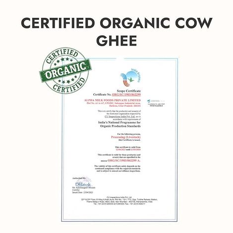 Kapiva Organic Cow Ghee