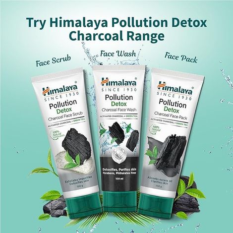 Himalaya Wellness Company Pollu Detox Charcoal Face Wash