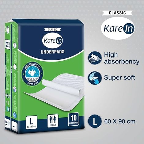 Kare In Classic Underpads | Large - 60 x 90 cm