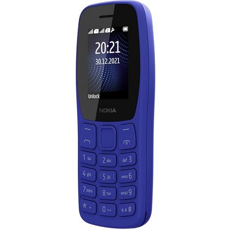 Nokia 105 Classic Single Sim | 1.7" Display | 800 mAh Battery | Blue