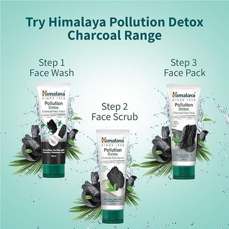Himalaya Wellness Company Pollu Detox Charcoal Face Wash