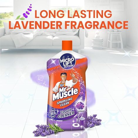 Mr. Muscle Lavender Sparkling Floor Cleaner Liquid