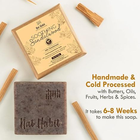 Nat Habit Natural Sandalwood Soap For Skin Brightening