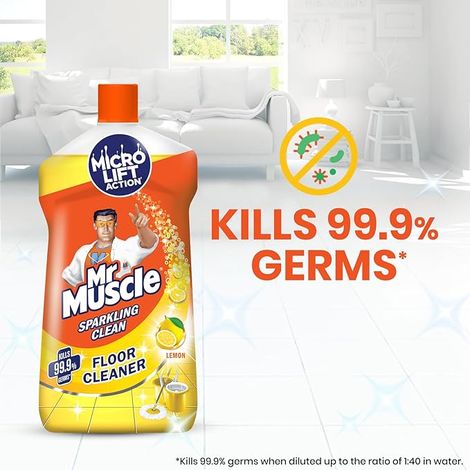 Mr. Muscle Lemon Citrus Sparkling Floor Cleaner Liquid