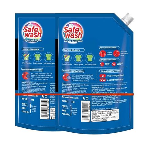 SafeWash Colour Protection Stain Removal Expert Detergent Liquid