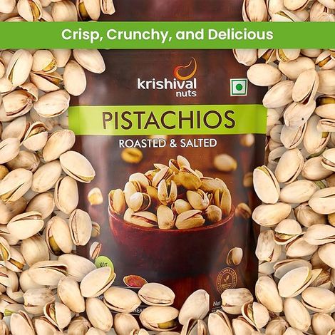 Krishival Nuts Premium Roasted & Salted Pistachios