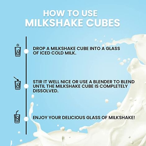 Bevzilla 10 Instant Milkshake Cubes |Assorted Flavours
