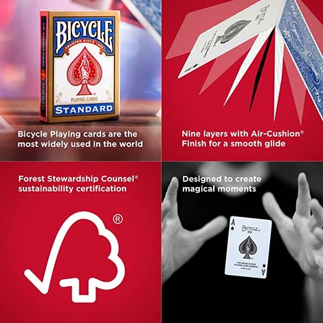 Parksons Cartamundi Bicycle Standard Rider Back Playing Cards (Colour May Vary)