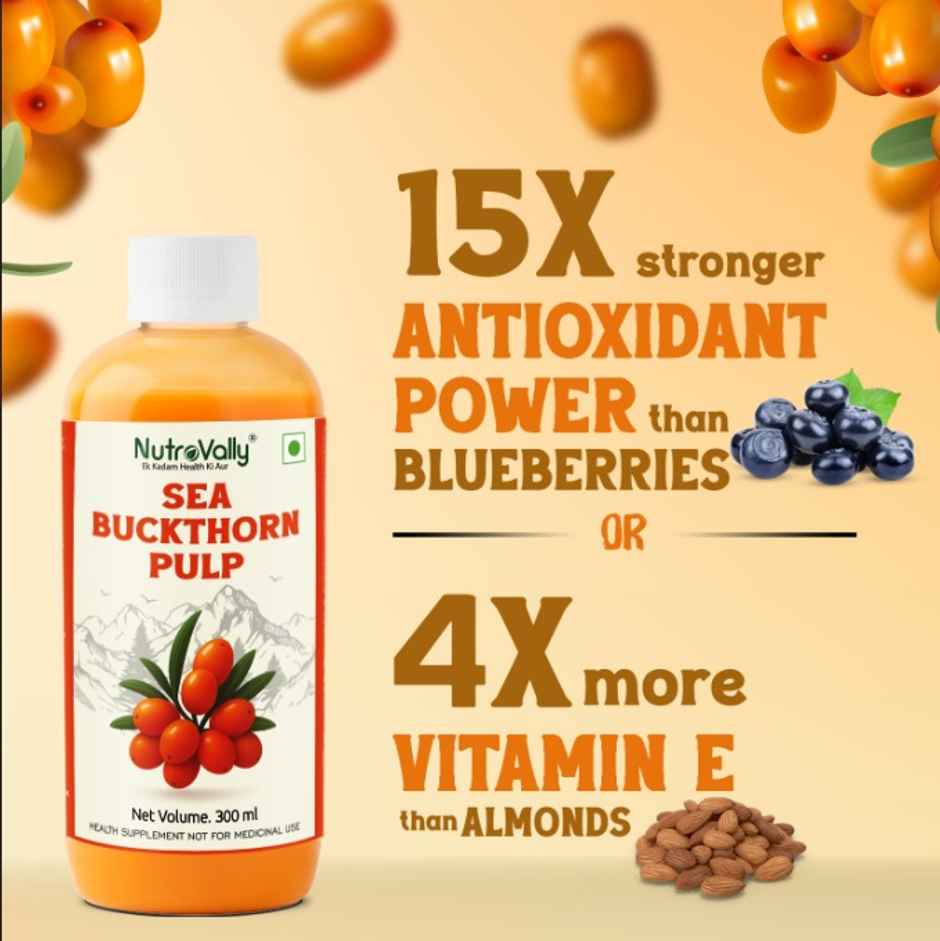 NutroVally Seabuckthorn Pulp Rich in Vitamin C
