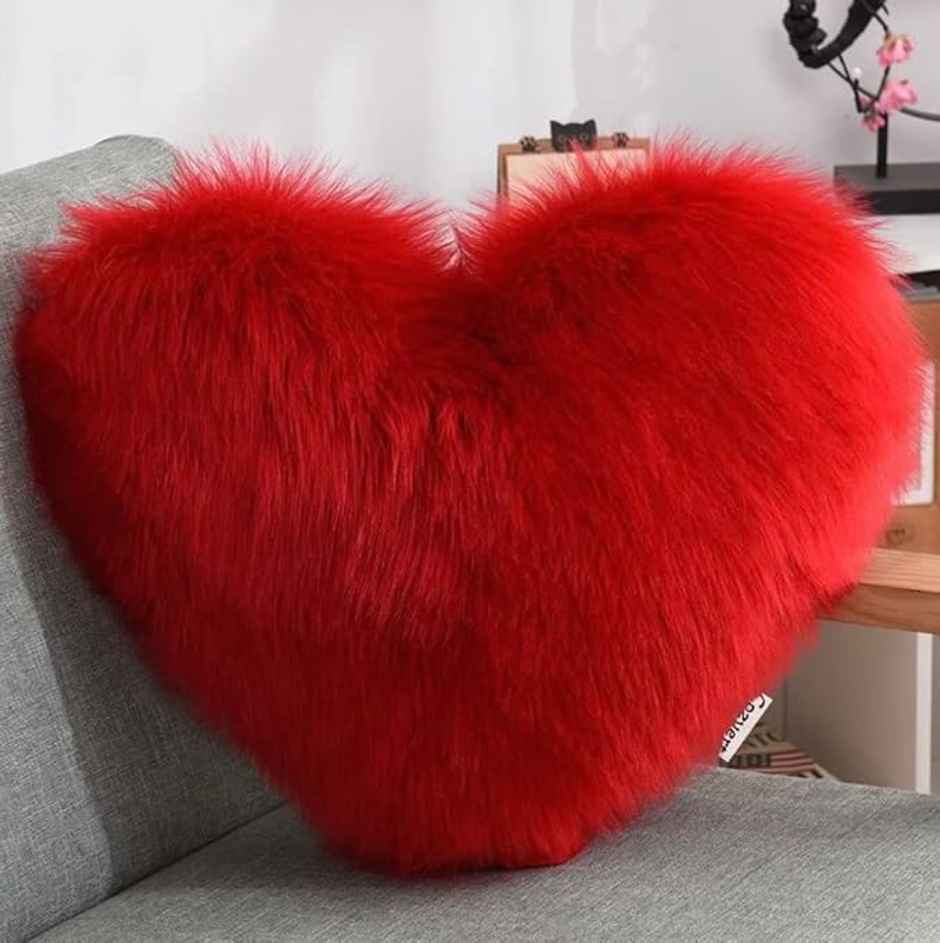 Perpetual Heart Shaped Love Cushion Pillow