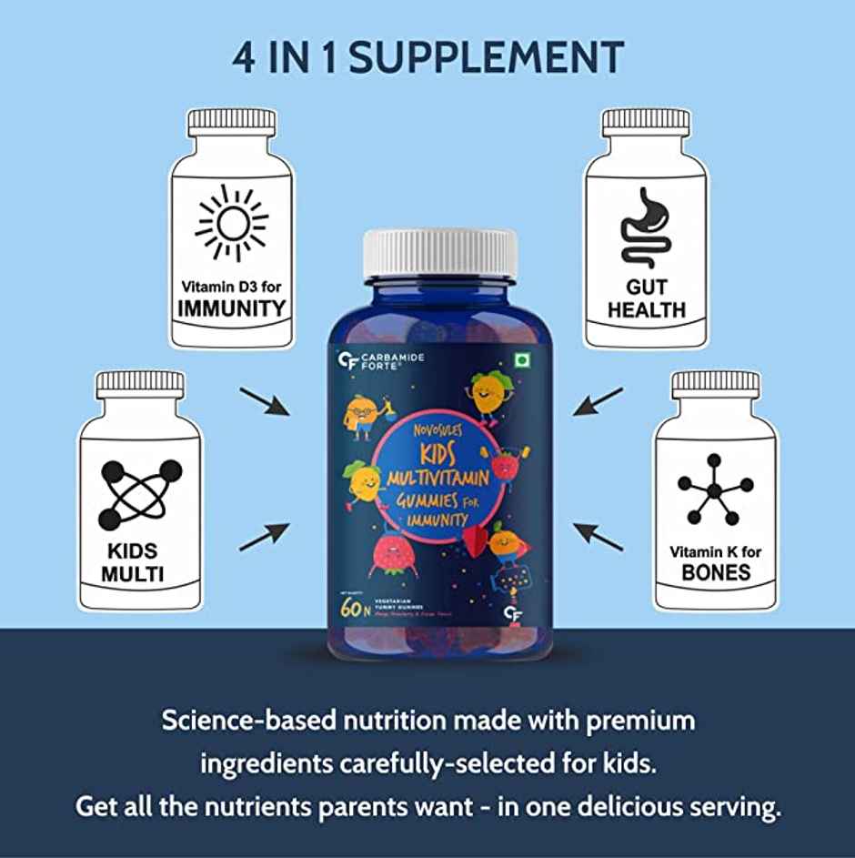 Carbamide Forte Kids Multivitamin Gummies For Immunity
