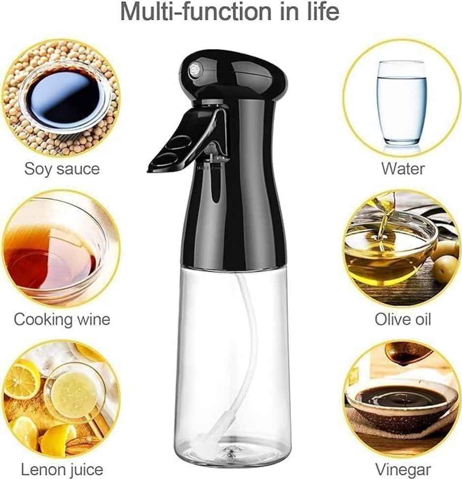DALUCI 2 in 1 Olive Oil Sprayer and Dispenser | Glass Bottle For Kitchen Cooking