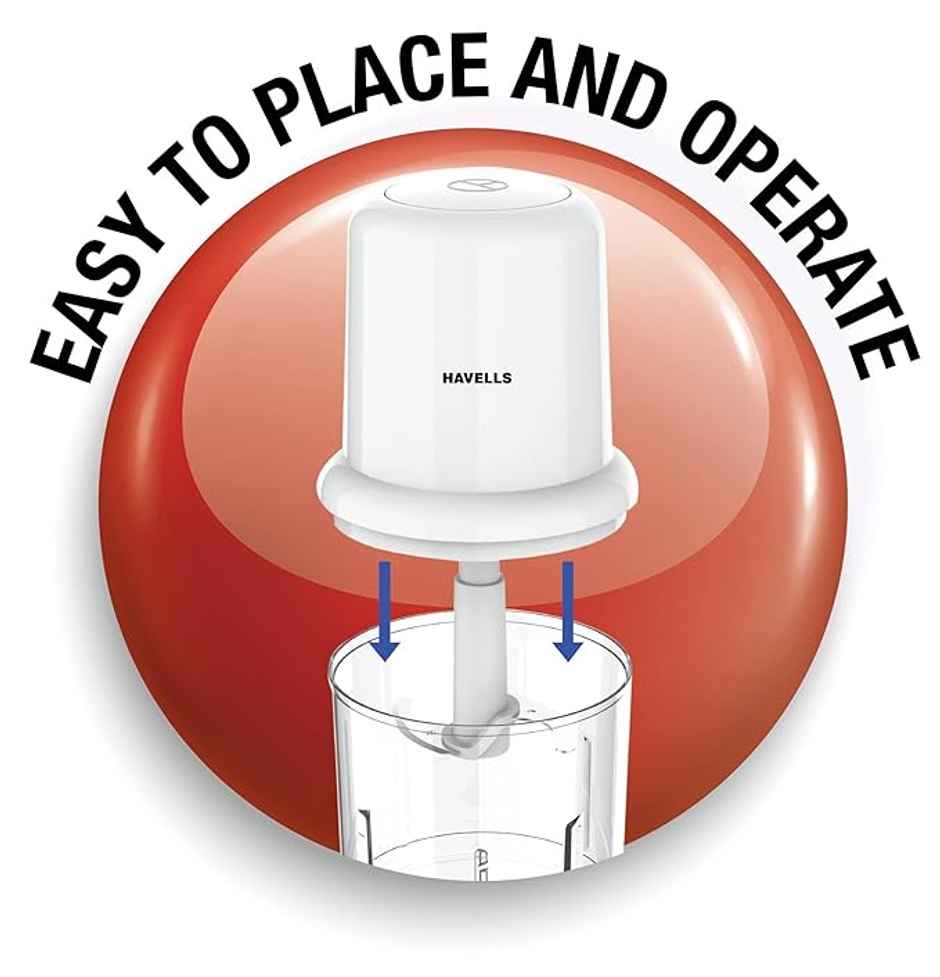 Havells 200 Watts Chopper, White
