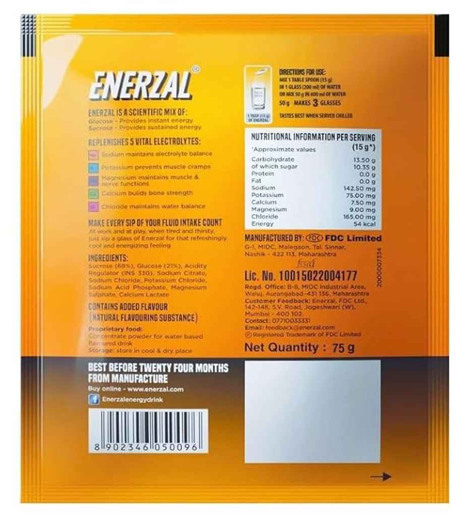 Enerzal Orange Drink Combo