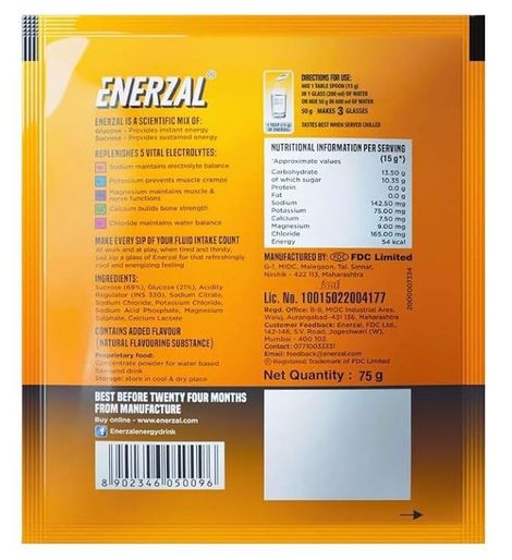 Enerzal Orange Drink