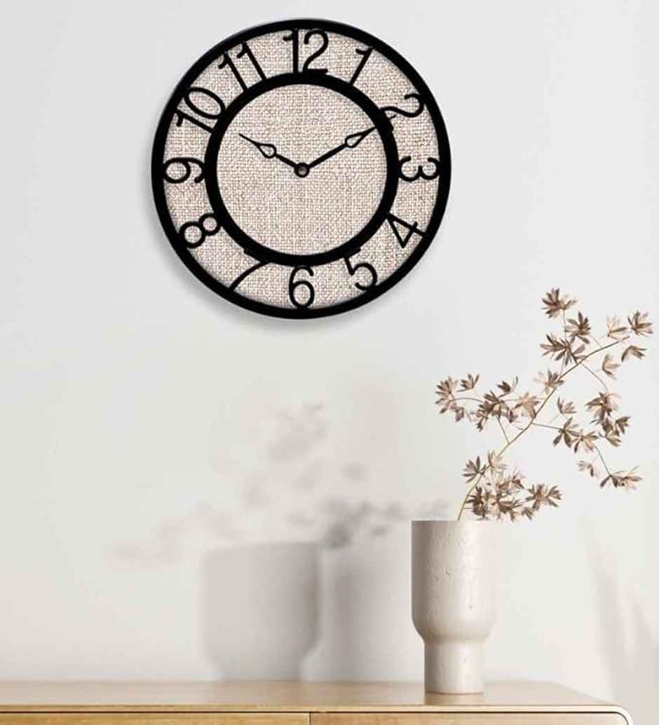 Casacraft by Pepperfry Contemporary 8 Inch Plastic Wall Clock