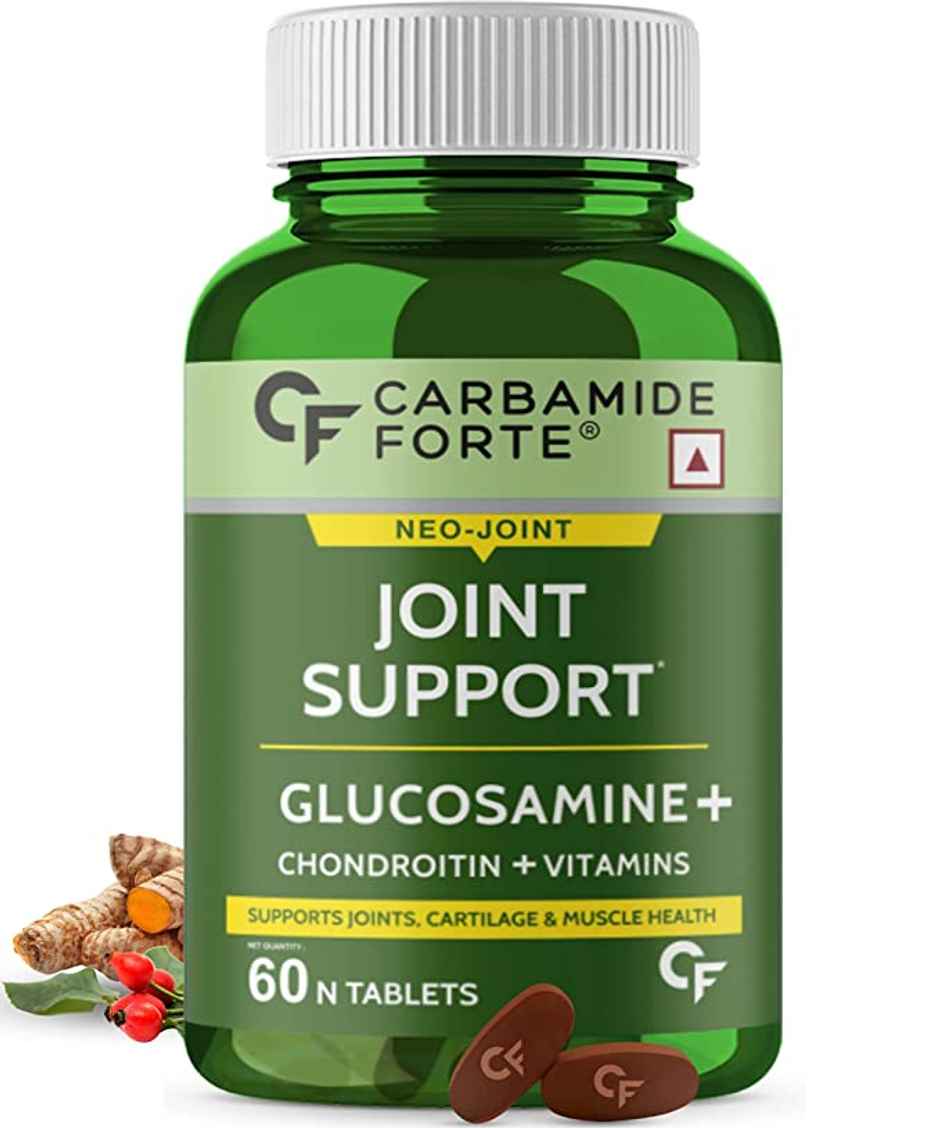 Carbamide Forte Joint Support Supplement Glucosamine 1600mg with Chondroitin